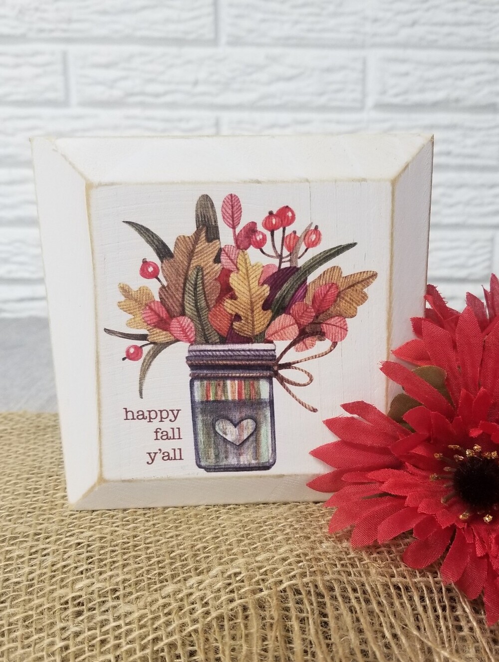 Wooden Fall Decor